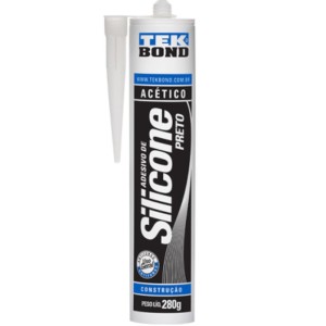 SILICONE ACET. TEKBOND PRETO 280G