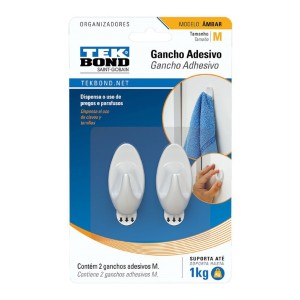 GANCHO AMBAR DE PLASTICO BR TEKBOND