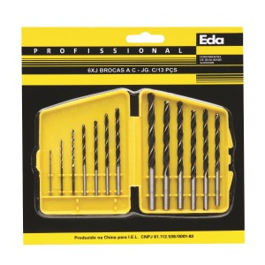 JG BROCA ACO CARBONO 13PCS EDA 6XJ
