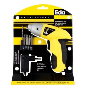 PARAFUSADEIRA C/ CARREGADOR BIVOLT EDA 9YG