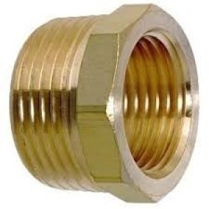 BUCHA RED LATAO AM 3/4X1/2 MAR VERM.