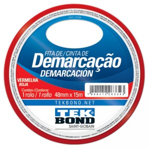 FITA DE DEMARCACAO VERM. 48MMX15M TEKBOND
