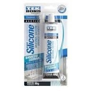 SILICONE ACET. TEKBOND BRANCO  50G BAN/COZ