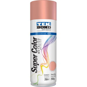 TINTA SPRAY ROSE GOLD METALICO 350ML TEKBOND
