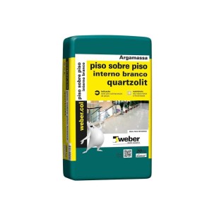 ARGAMASSA QUARTZOLIT PISO/PISO INT. BRANCO 20KG