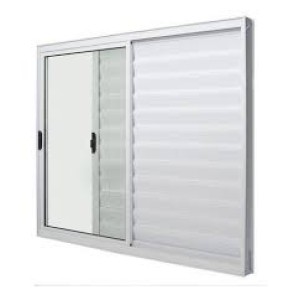 VENEZIANA 3F S/GRADE 100 X 120 ALUMINIO