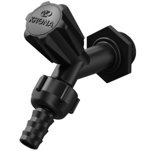 TORNEIRA JARDIM SLIM PRETA KRONA PCT 12