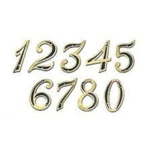 NUMERO RESIDENCIAL 4 METAL