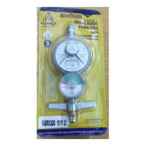 REGULADOR GAS ALIANCA 505/01 C/MANOMETRO