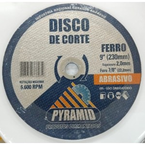 DISCO CORTE PYRAMID INOX 9