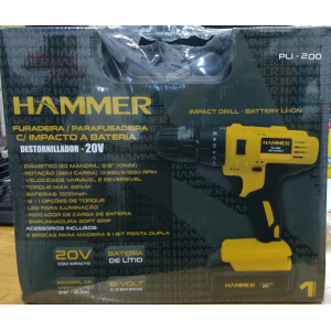 FURADEIRA/PARAFUSADEIRA BI-VOLT 20V HAMMER
