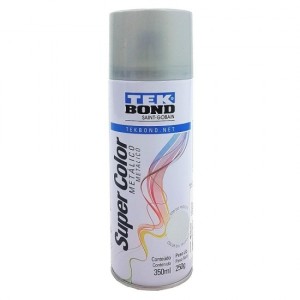 TINTA SPRAY METALICO PRATA 350 ML TEKBOND