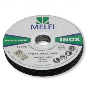 DISCO CORTE MELFI INOX 4.1/2