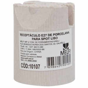 RECEP PORC E-27 LISO MELFI