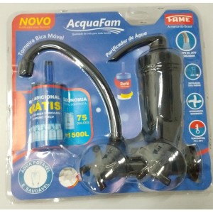TORNEIRA C/FILTRO FAME PT ACQUAFAM PAREDE