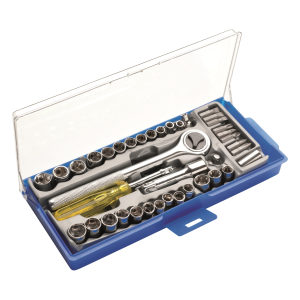 JG SOQUETES 1/4'' E 3/8'' C/40 PCS EDA 8ZI