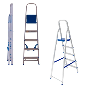 ESCADA DE ALUMINIO  5 DEGRAUS ALUMASA