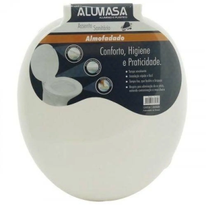 ASSENTO SANIT. ALUMASA ALMOFADADO BRANCO