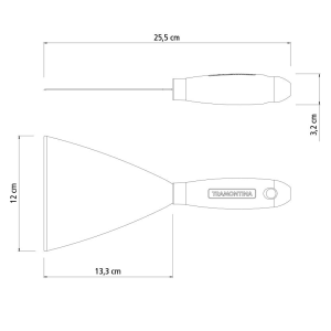 ESPATULA PROF 12 CM TRAMONTINA