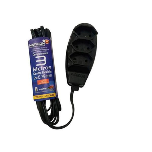 EXTENSAO 10A 03MT PL NATICON