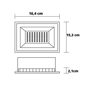 REFLETOR LED INSPIRIUM 100W GALAXY