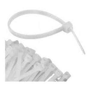 ABRAC. NYLON BRANCA 2,5X200MM PCT 100