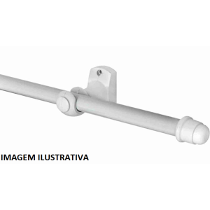VARAO CORTINA 28MM 2,5MT BRANCO