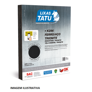 LIXA FERRO TRIONITE G080 TATU PCT 25