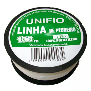 LINHA PEDREIRO UNIFIO LISA 100MTS