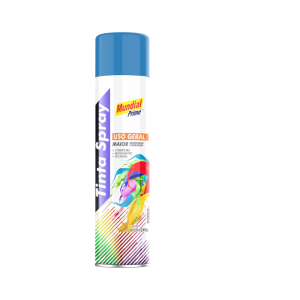 TINTA SPRAY 400ML MUNDIAL AZUL MEDIO