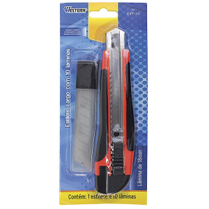ESTILETE EMB C/ 10 LAMINAS WESTERN EST-10