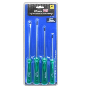 JG CHAVE FENDA/PHIL PROFISSIONAL 4PC WESTERN