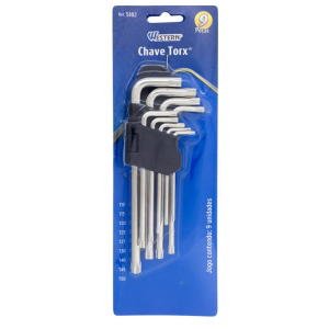 JG CHAVE TORX 9PCS LONGA S/FURO WESTERN 5182