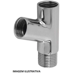 JUNCAO Y CROMADO P/FILTRO 3/4 MAR VERMELHO