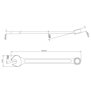 CHAVE COMBINADA 13MM TRAMONTINA