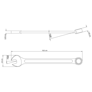 CHAVE COMBINADA 15MM TRAMONTINA