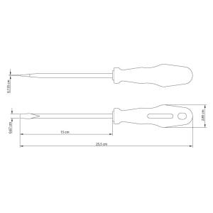 CHAVE FENDA ACO ESPECIAL 1/4X6 TRAMONTINA