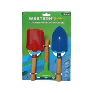KIT JARDINAGEM 3 PCS WESTERN JD-33