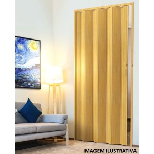 PORTA SANFONADA PLASTILIT 0,70 CEREJEIRA