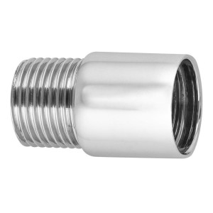 EXTENSAO CROMADA ZAMAK 1/2 CURTA MAR VERM.