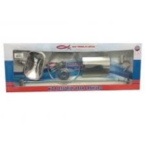 KIT BANHEIRO 5 PCS INOX MAR VERMELHO