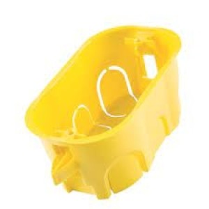 CAIXA DE LUZ DRYWALL  4 X 2 AMARELA PCT 10