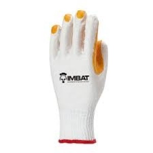 LUVA TRICOTADA LARANJA VULCANIZADA 9