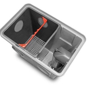 CAIXA GORDURA ROMA CINZA 52 LT 52X33X51CM