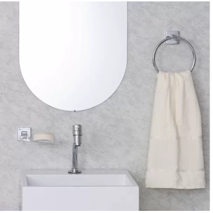 PORTA TOALHA ARGOLA ALPHA METAIS