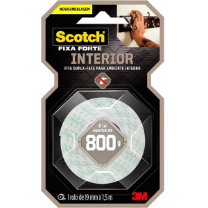 FITA DUPLA FACE 3M FIXA FORTE ESPUMA 800GR