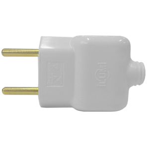 ILUMI 14011PCT PLUGUE RETANG 2P 20A/250V PCT 10