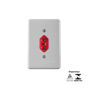 ILUMI STYLUS 20143 1 TOM 2P+T VERM. 20A C/PL VERT