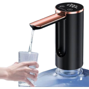 BOMBA GALAO ELETRICA RETRATIL PRETA