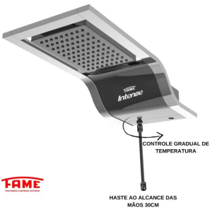 DUCHA FAME INTENSE BLACK 220V 7800W